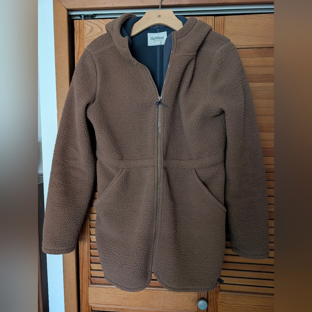 Upwest Brown Fleece Jacket